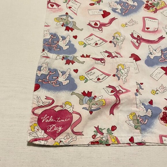 Scrubs Station Valentines Day Womens Size 2XL Scrub Shirt Top - Picture 7 of 16